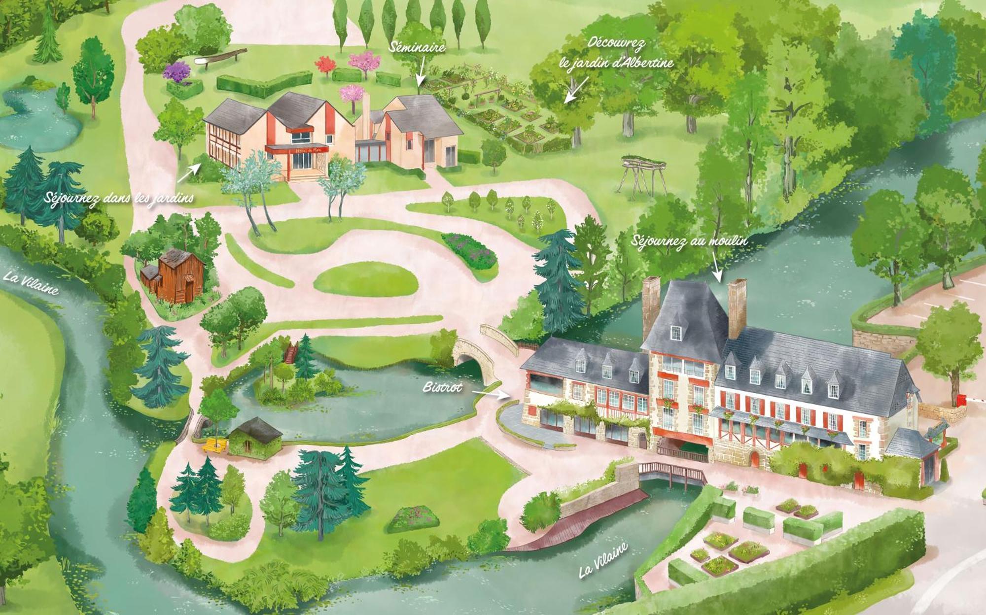 Logis Ar Milin Hotel Châteaubourg Kültér fotó